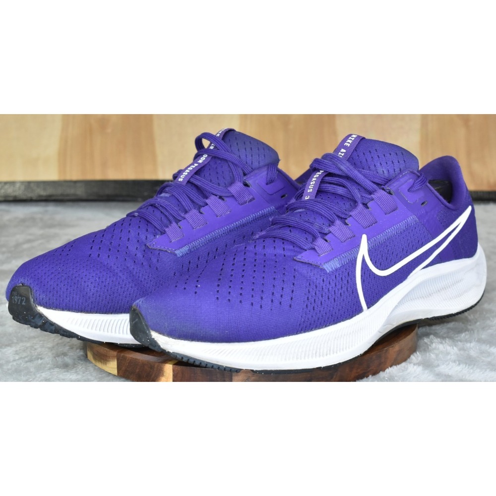 Nike Air Zoom Pegasus 38 TB Women Size 9.5 Court Purple Running Sneakers